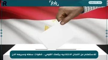 للاستعلام عن اللجان الانتخابية برقمك القومي.. خطوات سهلة وسريعة الآن